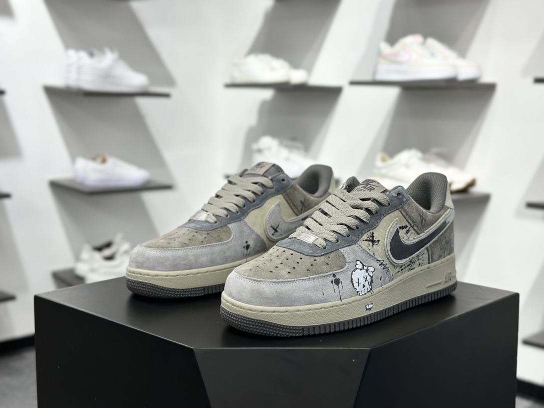260 Nike Air Force 1 “Dark Skull”空军一号定制低帮板鞋 YD2425-660