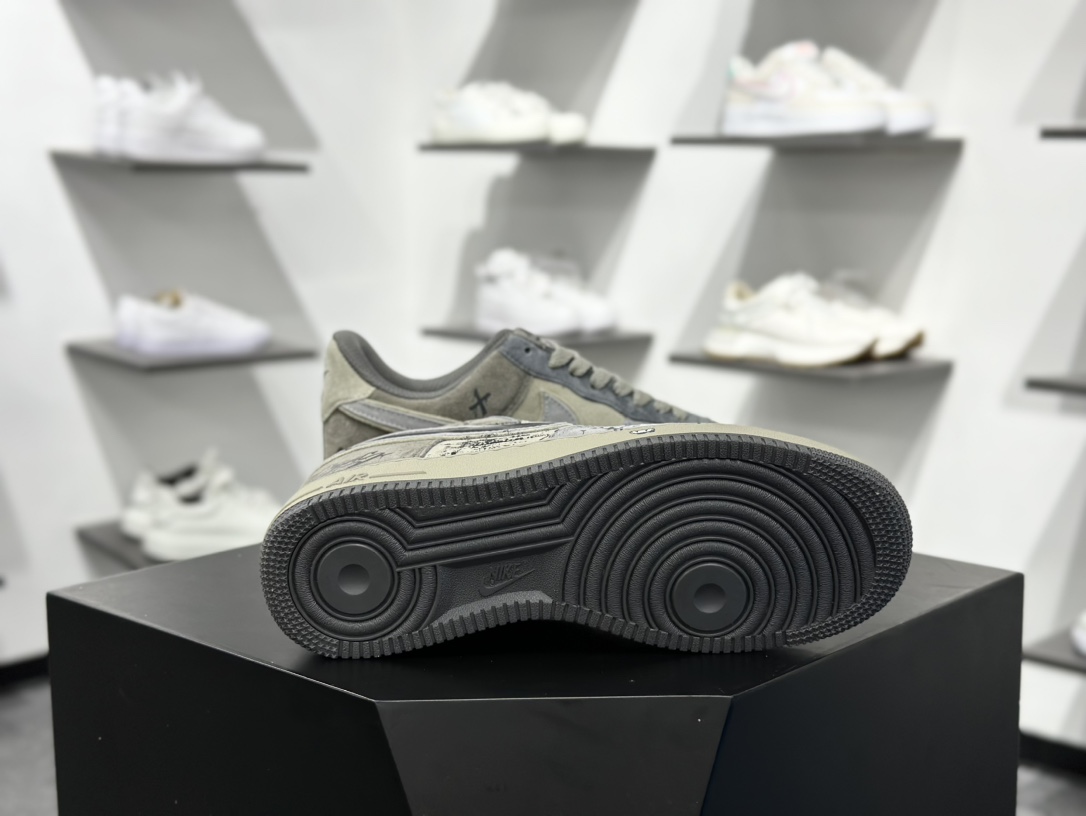 260 Nike Air Force 1 “Dark Skull”空军一号定制低帮板鞋 YD2425-660