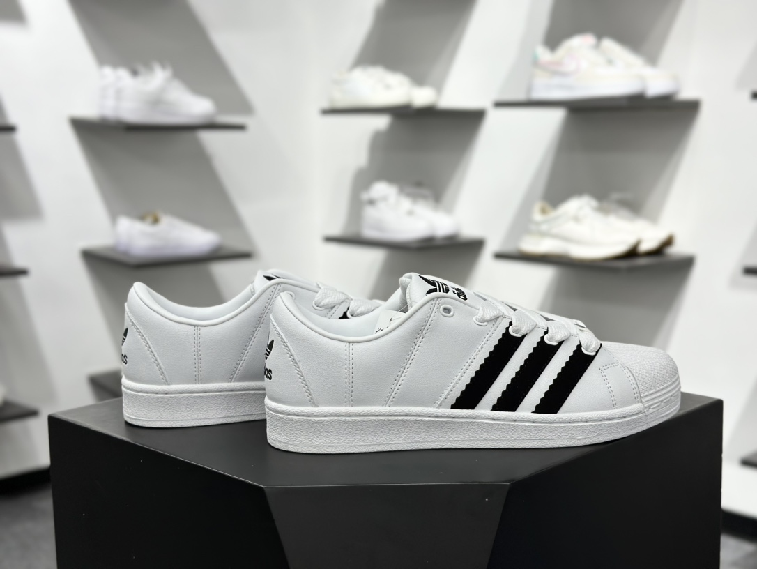 150 阿迪达斯Adidas Gazelle Indoor Trainers 羚羊内训系列低帮板鞋“黑米白编织”JI2755