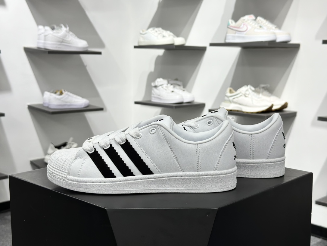 150 阿迪达斯Adidas Gazelle Indoor Trainers 羚羊内训系列低帮板鞋“黑米白编织”JI2755