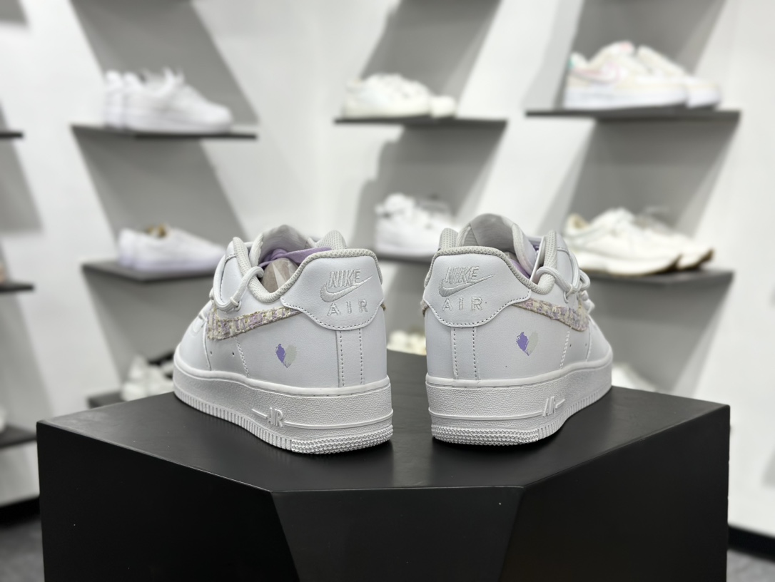 260 Nike Air Force 1 Low 07 白紫绑带  DH9999-556