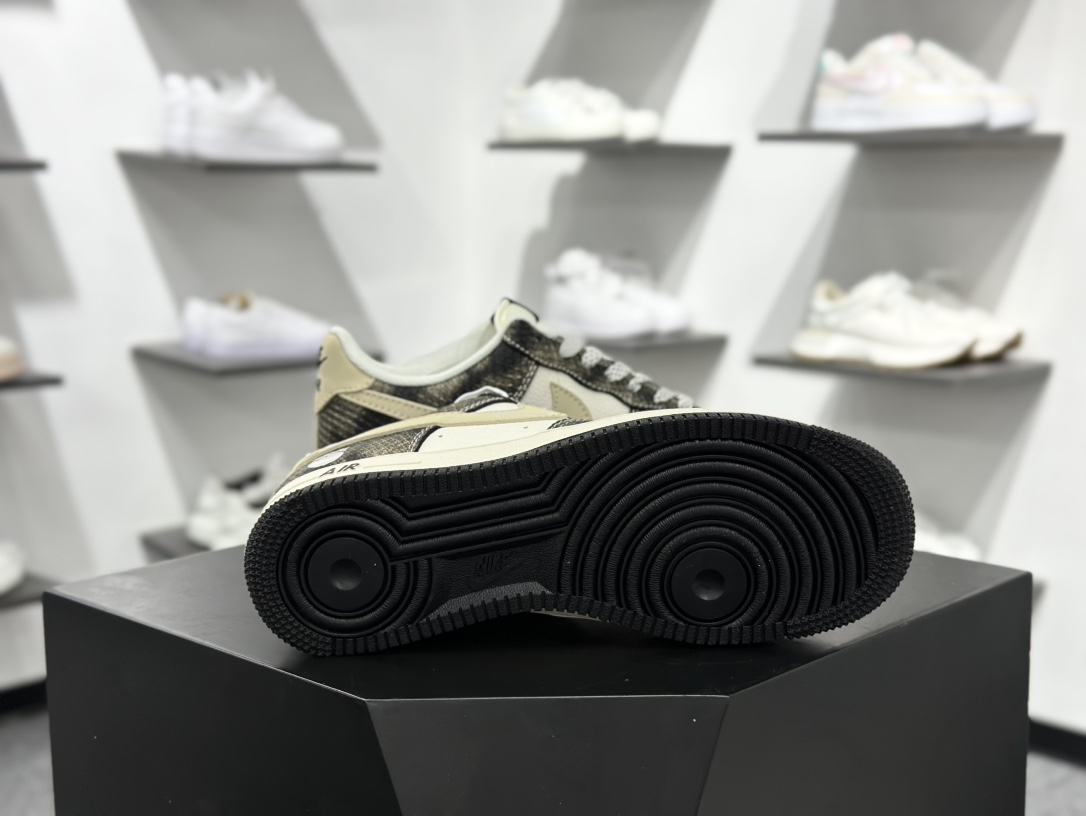 260 Nike Air Force 1'07 Low 斯图西联名 渐变蛇纹 空军一号低帮休闲板鞋 XS1958-556