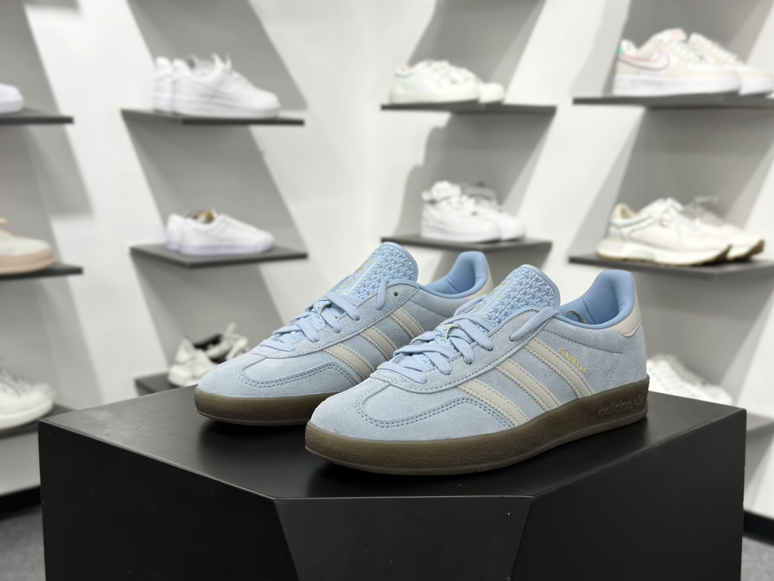 AD Original Gazelle Indoor Trainers 瞪羚室内鞋系列低帮复古百搭休闲运动德训风板鞋 JI2717