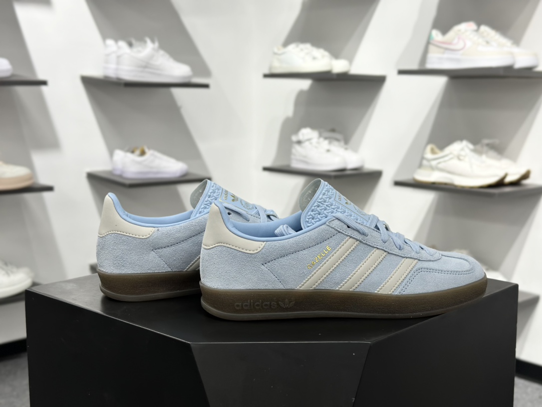 AD Original Gazelle Indoor Trainers 瞪羚室内鞋系列低帮复古百搭休闲运动德训风板鞋 JI2717