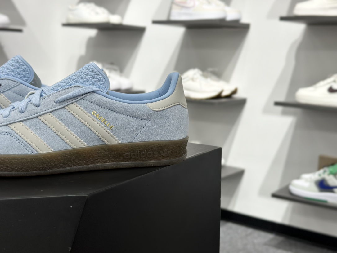 AD Original Gazelle Indoor Trainers 瞪羚室内鞋系列低帮复古百搭休闲运动德训风板鞋 JI2717