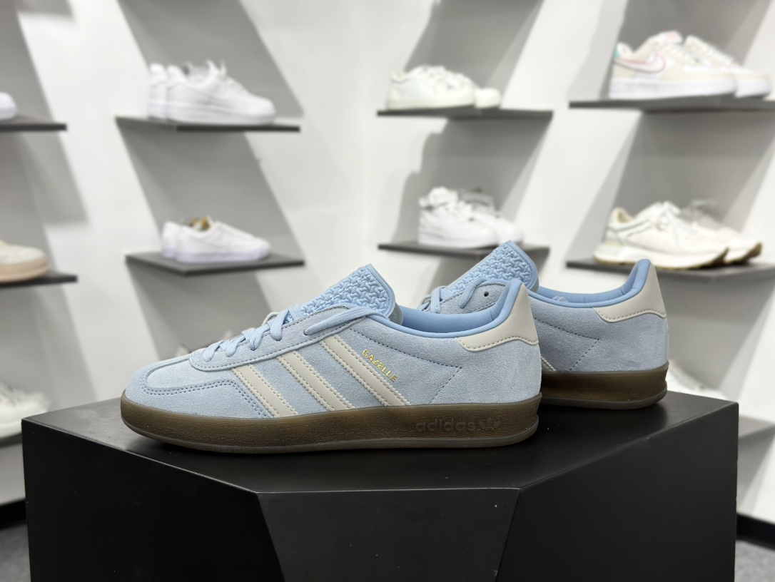 AD Original Gazelle Indoor Trainers 瞪羚室内鞋系列低帮复古百搭休闲运动德训风板鞋 JI2717