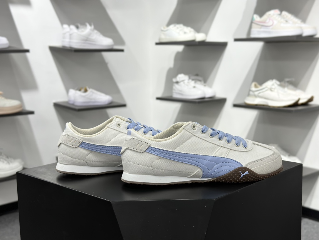 PUMA Bella UT 彪马 徐梦洁同款舒适男女低帮生活休闲德训薄底鞋 403492-03