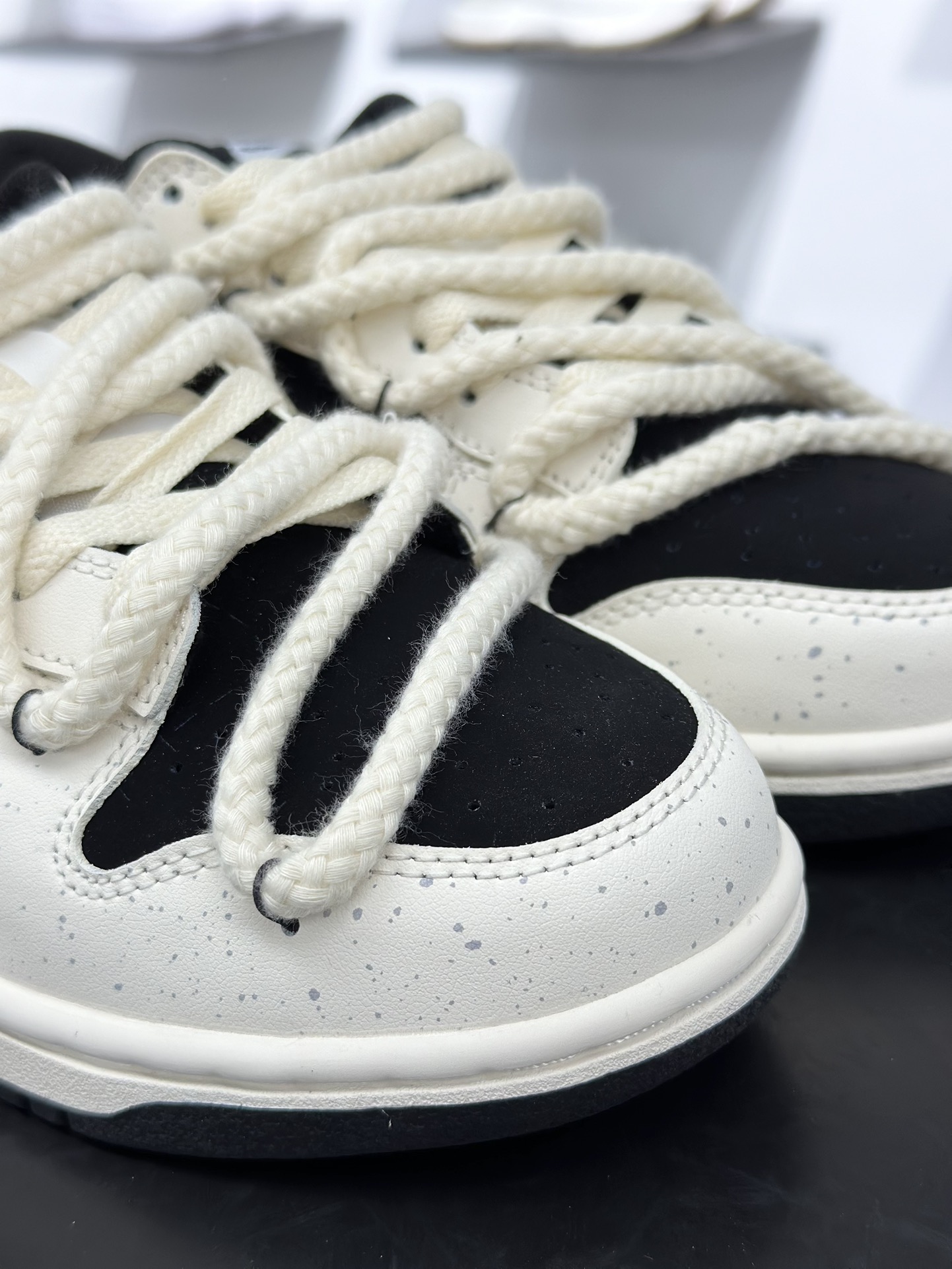 260 Nike Dunk Low ”Tms Cny“ 小熊猫奶酪 多巴胺 泼墨做旧低帮休闲板鞋 DD1391-100