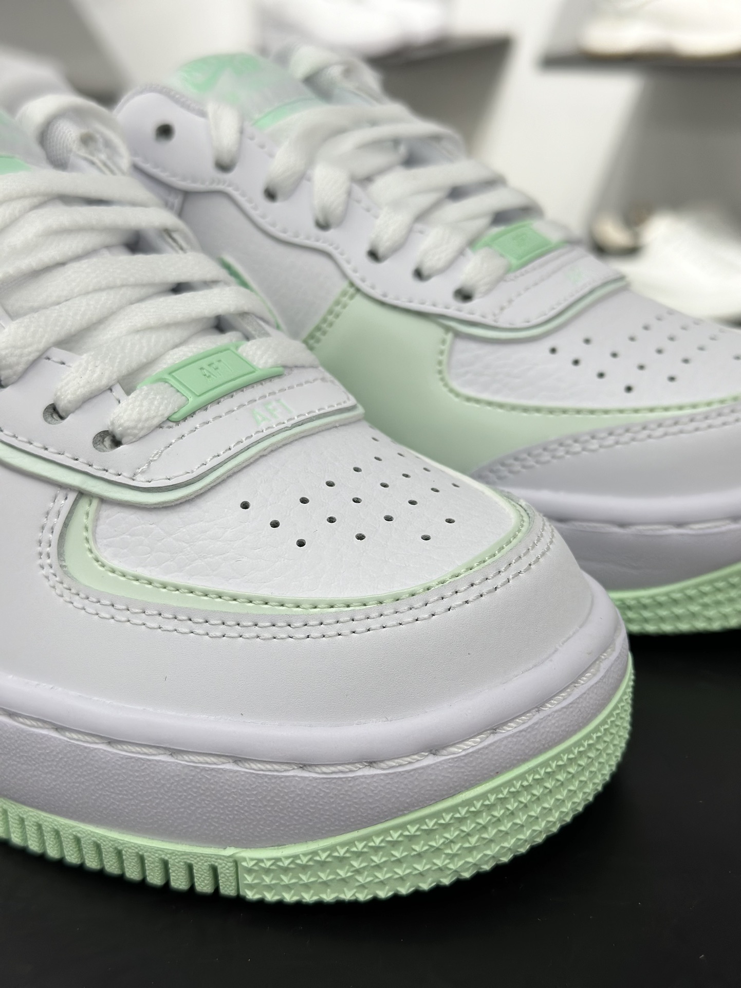 180 Nike Air Force 1 Low 07 Shadow 白绿 FZ3773-100