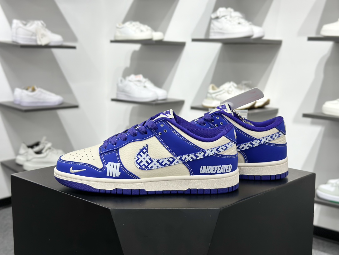 280 Nike SB Dunk Low UN系列 马赛克蓝勾 周年高端定制 低帮休闲板鞋 KK1333-045