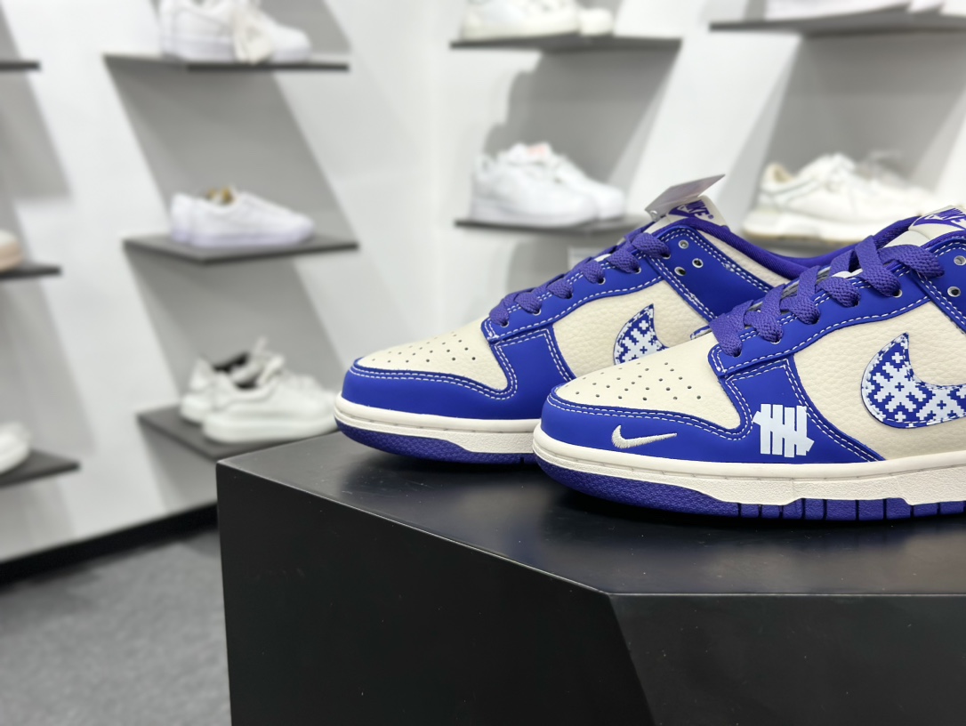 280 Nike SB Dunk Low UN系列 马赛克蓝勾 周年高端定制 低帮休闲板鞋 KK1333-045