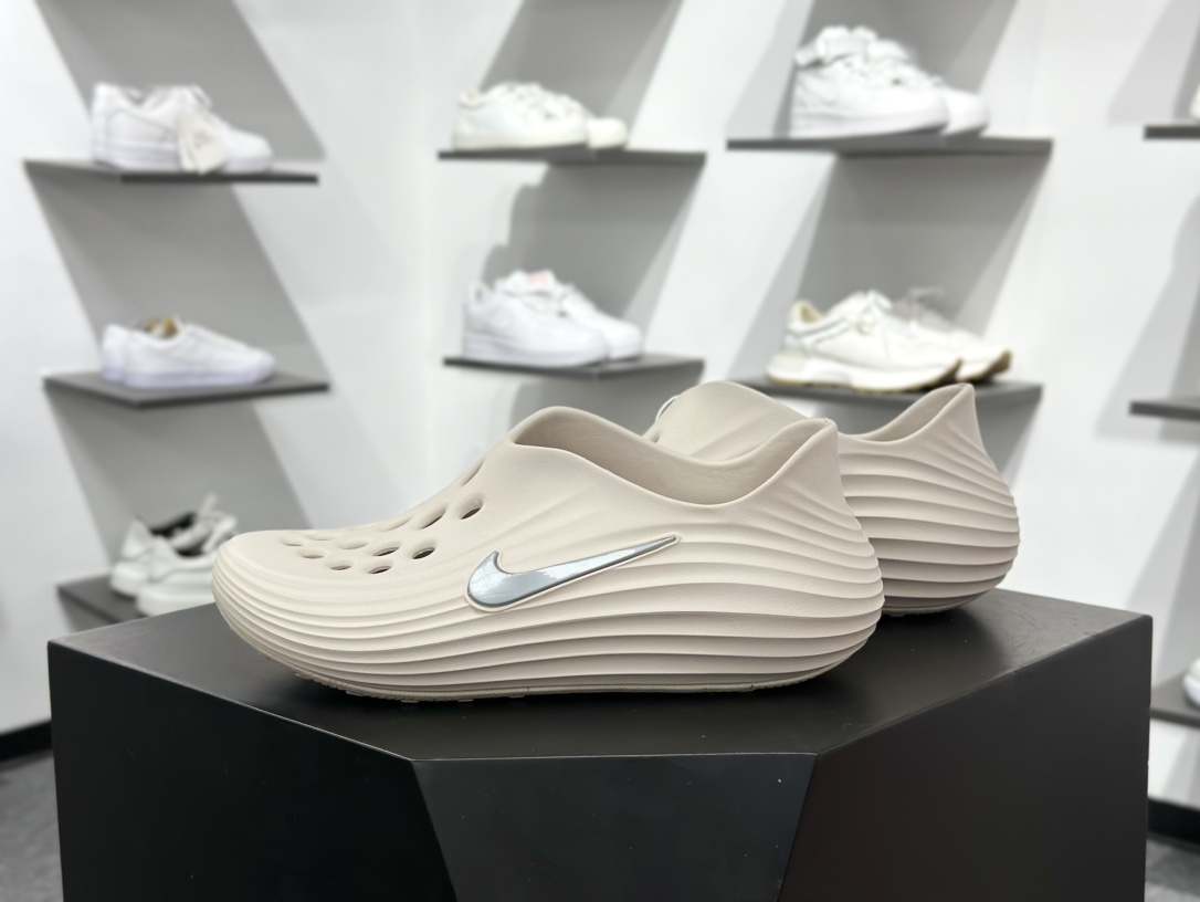 120 Nike ReactX Rejuven8 一脚蹬夏日穿搭凉鞋香槟金 HV5060-100