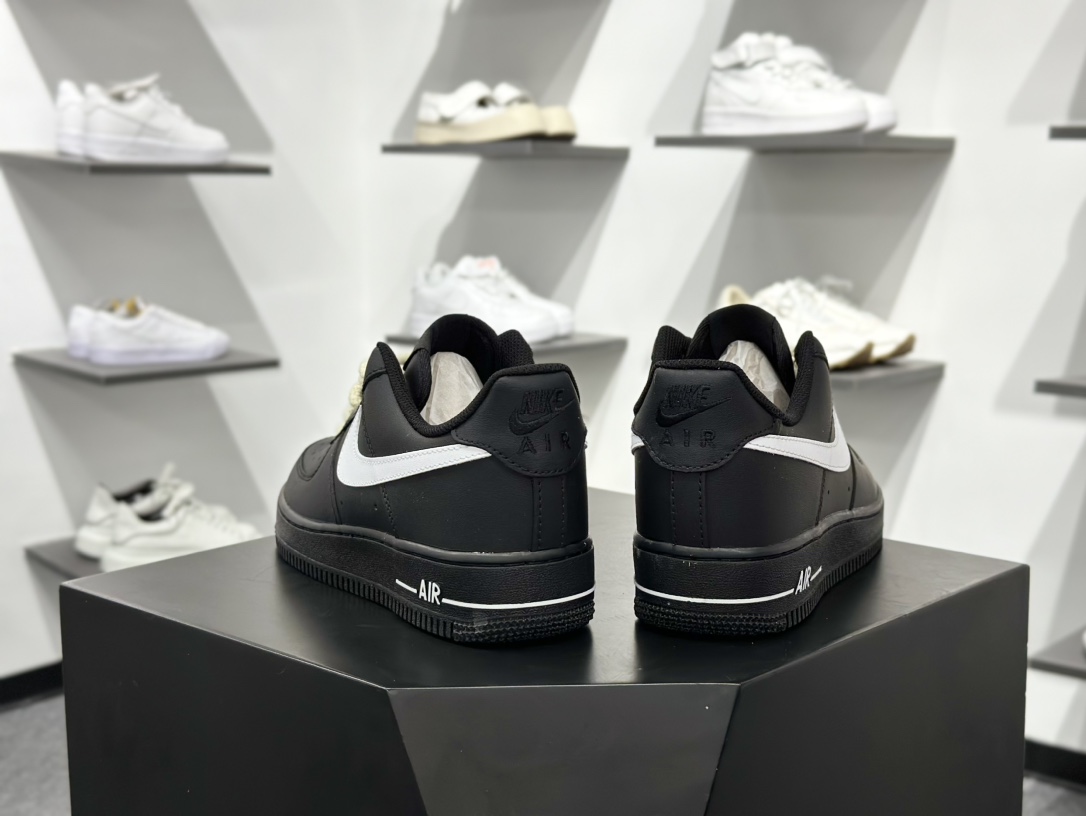Nike Air Force 1'07 Low 黑白麻绳 空军一号低帮休闲板鞋 ZH0316-073