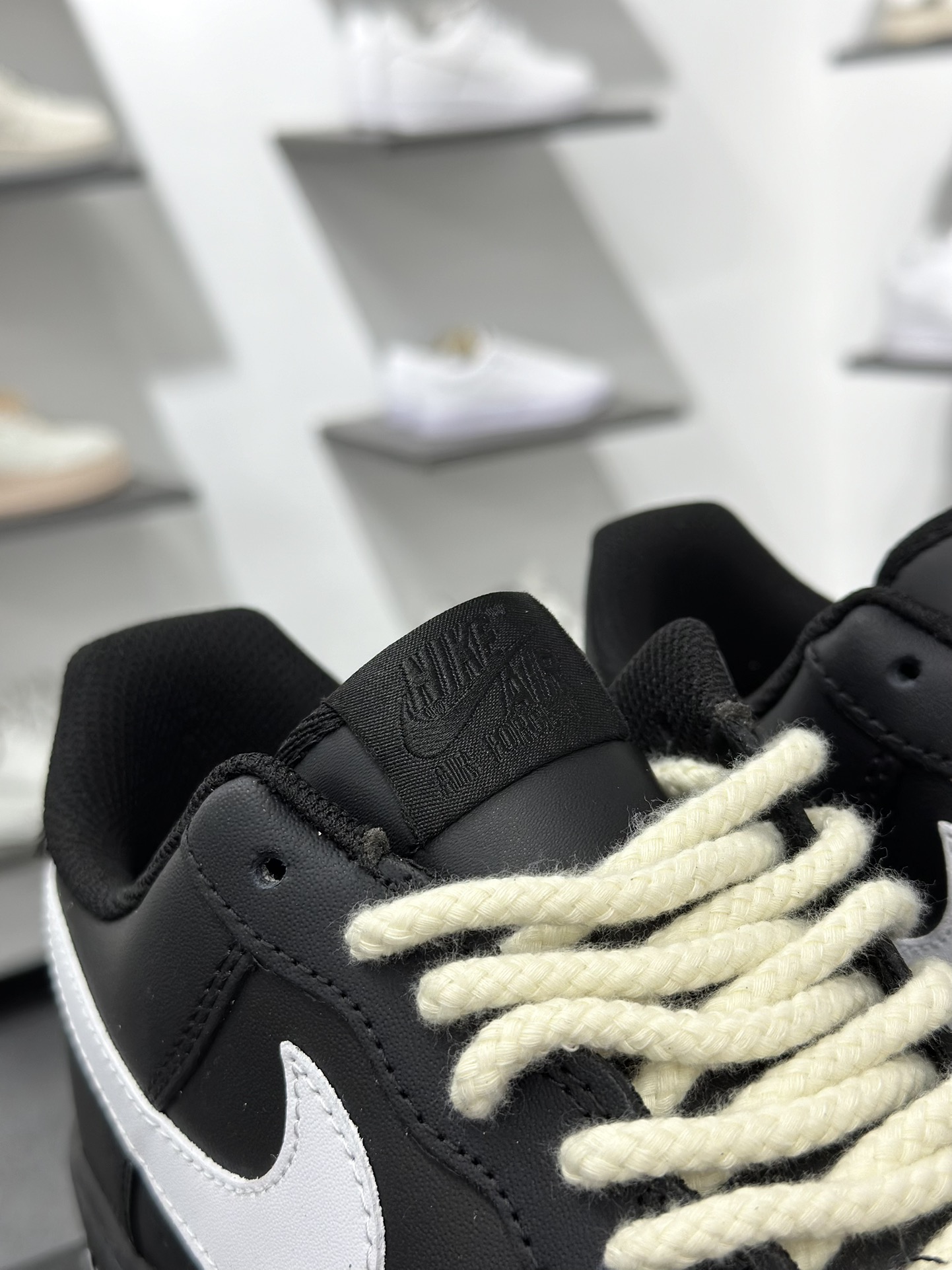 Nike Air Force 1'07 Low 黑白麻绳 空军一号低帮休闲板鞋 ZH0316-073