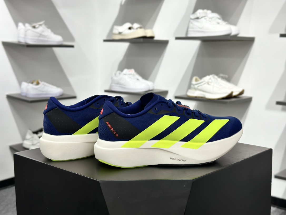 200 Adidas Adizero Evo SL M 阿迪超轻透气缓震跑鞋 JR3415