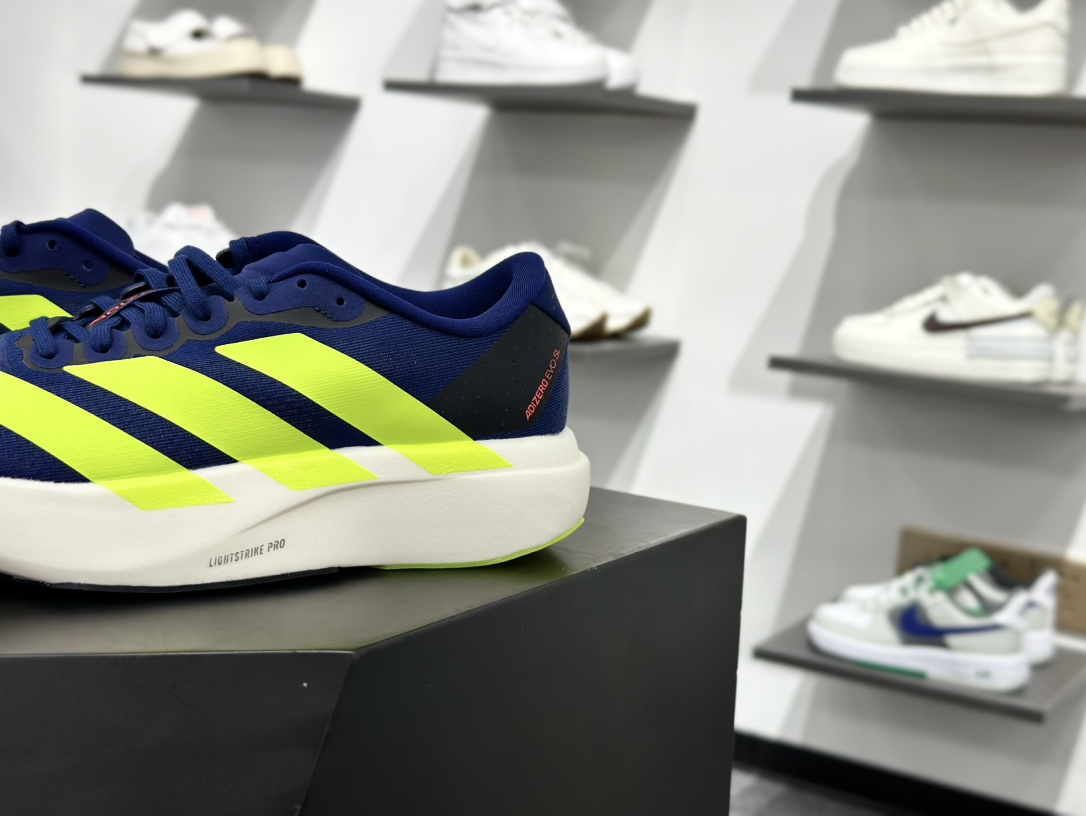 200 Adidas Adizero Evo SL M 阿迪超轻透气缓震跑鞋 JR3415