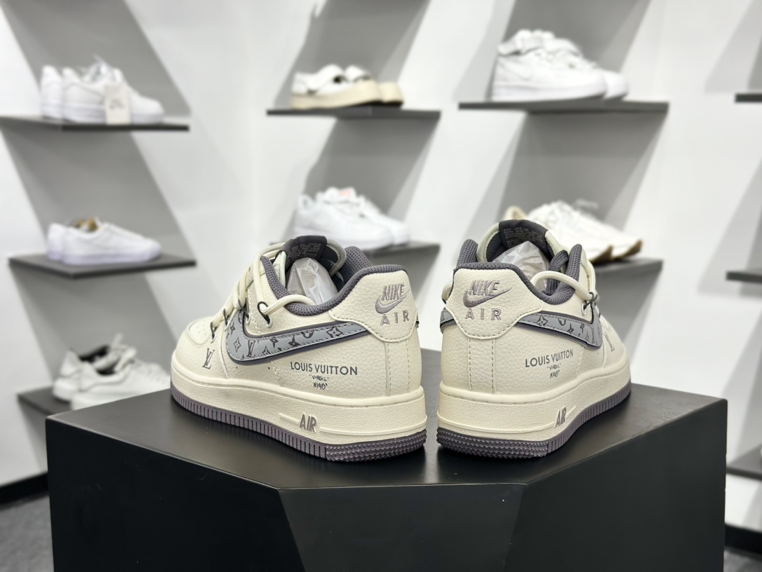 Nike Air Force 1 Low 07 x Louis Vuitton 白灰绑带 DM6868-067