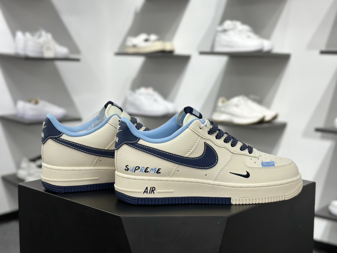 Nike Air Force 1 Low 07 x Supreme 白蓝小钩满天星 XS1958-565
