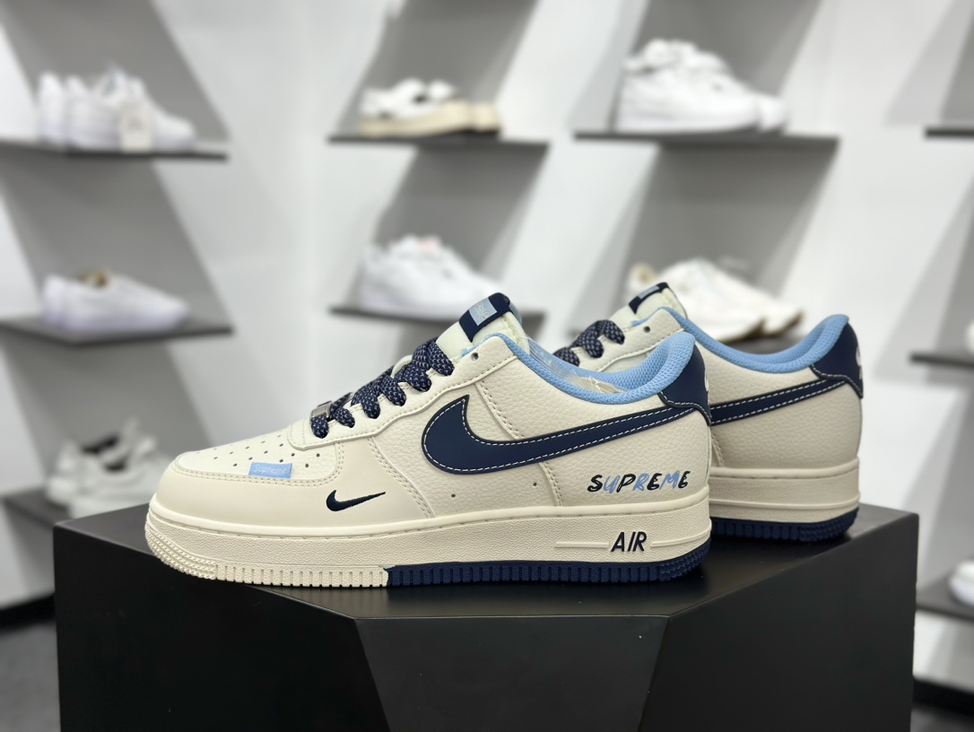 Nike Air Force 1 Low 07 x Supreme 白蓝小钩满天星 XS1958-565