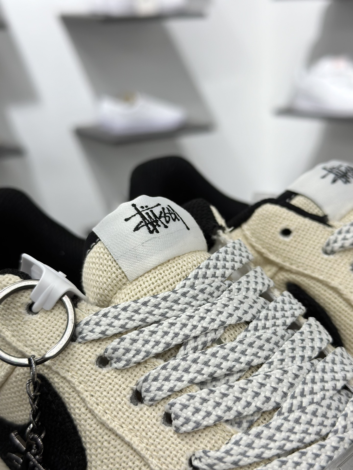 Nike Air Force 1 Low 07 x Stussy 米黑帆布小钩满天星 XX3168-153
