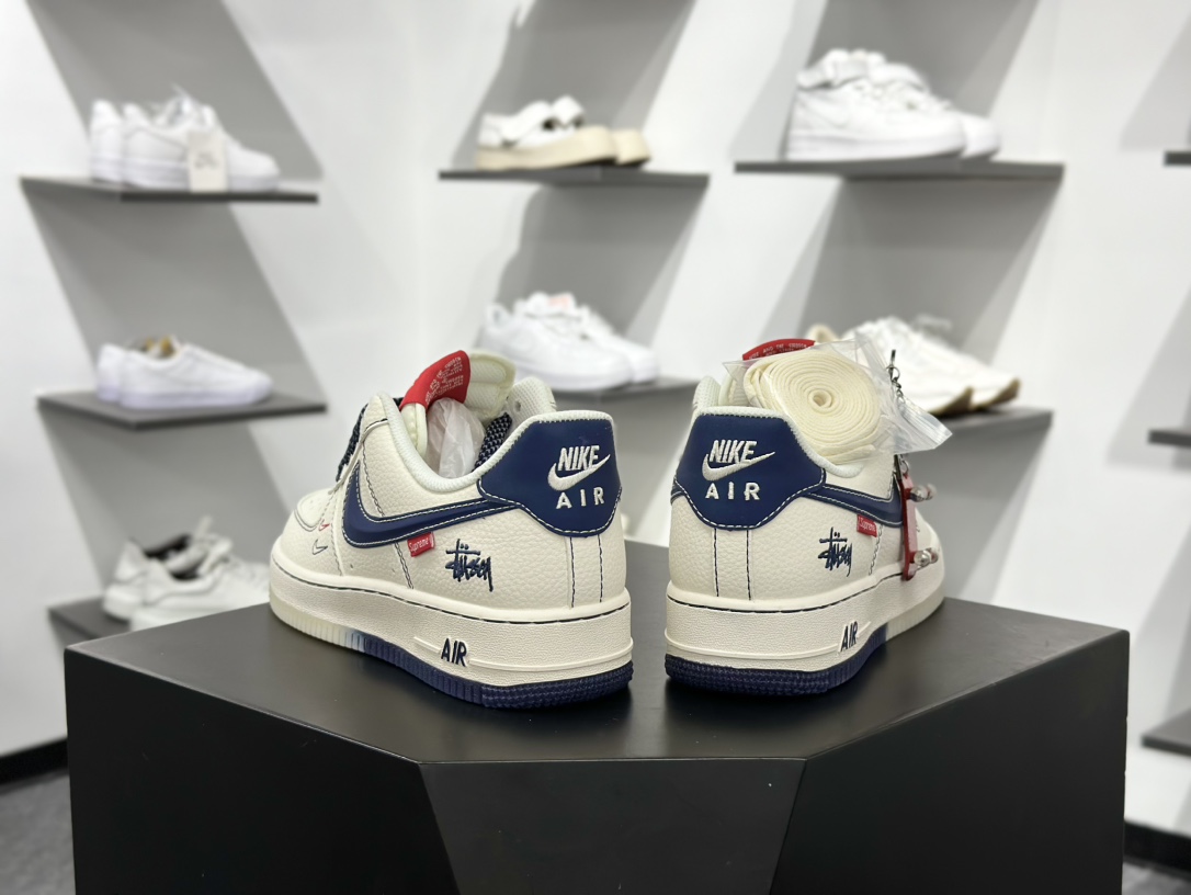 Nike Air Force 1 Low 07 x Stussy 白蓝红双小钩满天星 HH7518-072