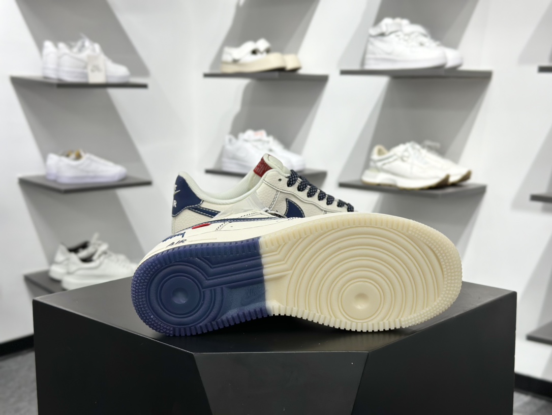 Nike Air Force 1 Low 07 x Stussy 白蓝红双小钩满天星 HH7518-072