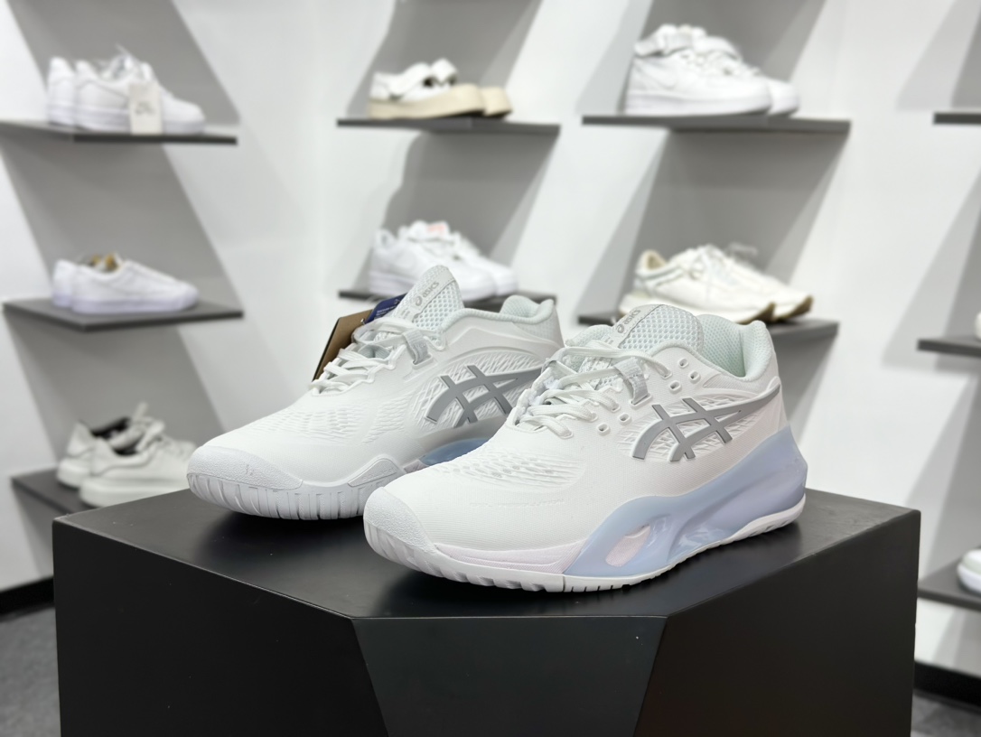 Asics Gel-RESOLUTION X 纯原版本 亚瑟士运动休闲透气专业跑鞋 1042A297-100