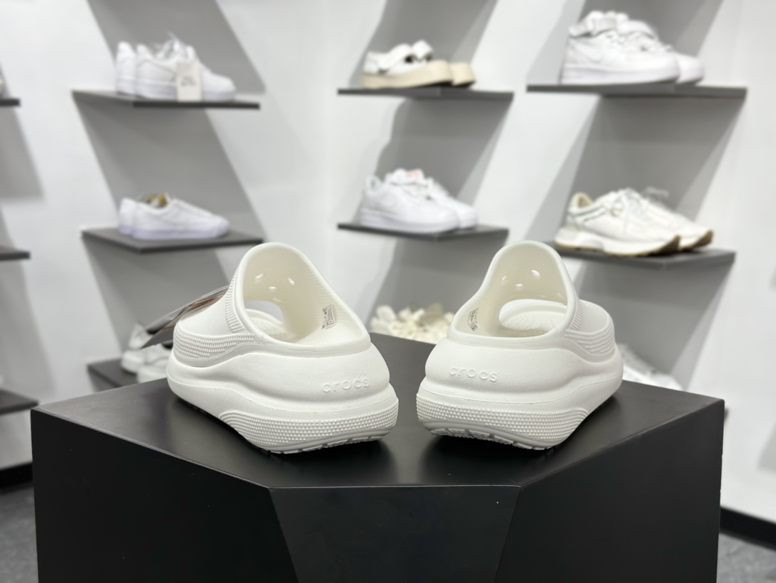 Crocs卡骆驰 洛驰泡芙一字拖系列