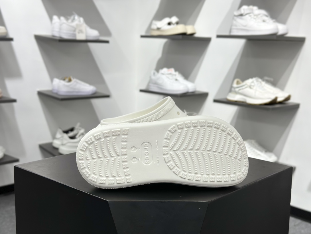 Crocs卡骆驰 洛驰泡芙一字拖系列