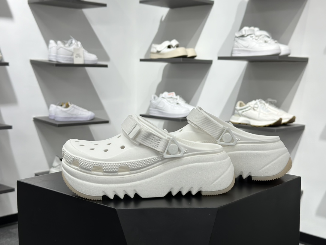 Crocs Classic Cl卡骆驰简约休闲沙滩洞洞拖鞋凉鞋 猎户 透明防水袋包装