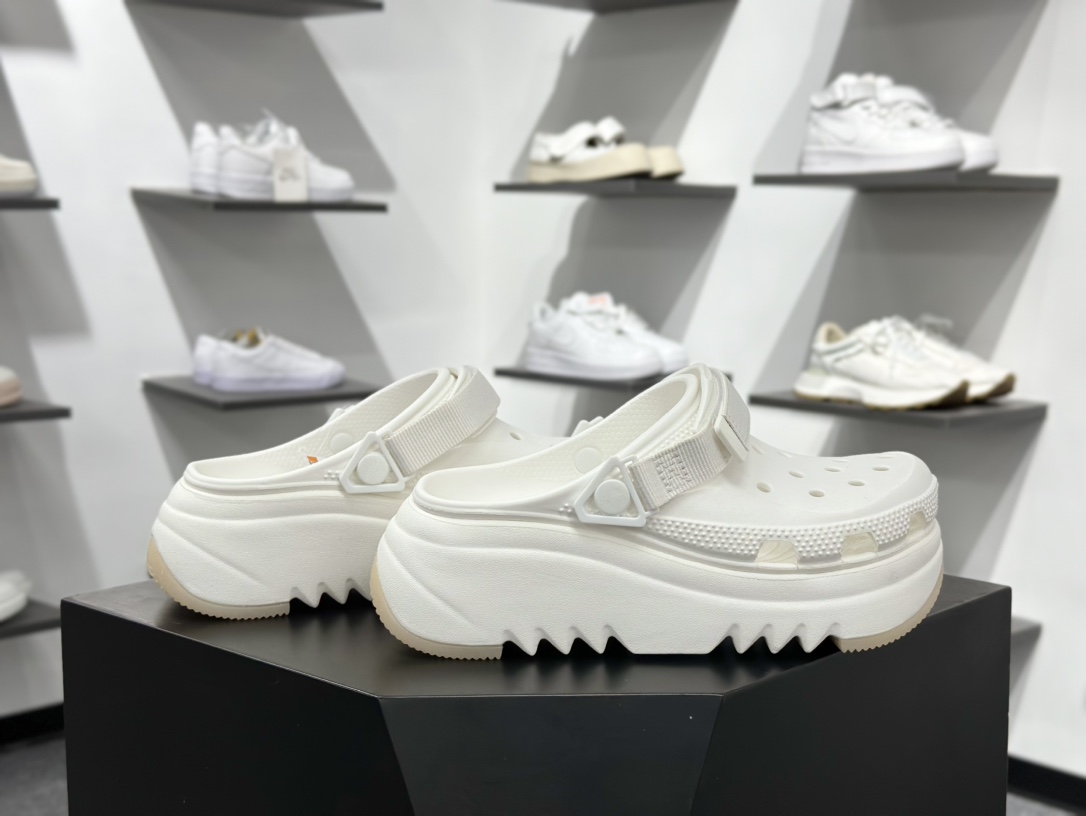 Crocs Classic Cl卡骆驰简约休闲沙滩洞洞拖鞋凉鞋 猎户 透明防水袋包装