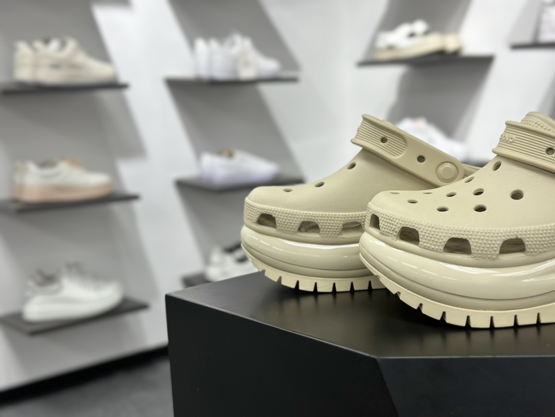 Crocs Classic Cl卡骆驰光轮休闲沙滩洞洞鞋拖鞋凉鞋 透明防水袋包装