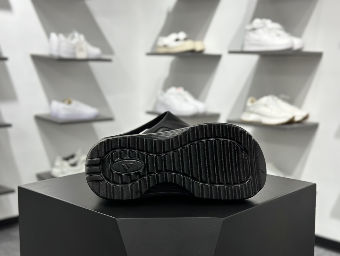 阿迪达斯 Adidas 波波凉鞋 OZWAVE CL波波凉鞋 沙滩拖鞋 稳定缓震回弹厚底老爹拖鞋 JR6761