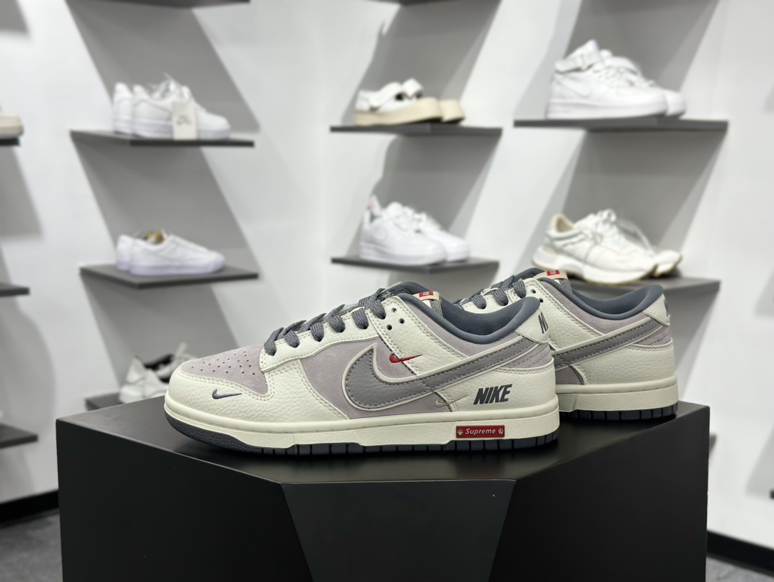 Nike SB Dunk Low x Supreme 白灰三小钩满天星 SC9207-408