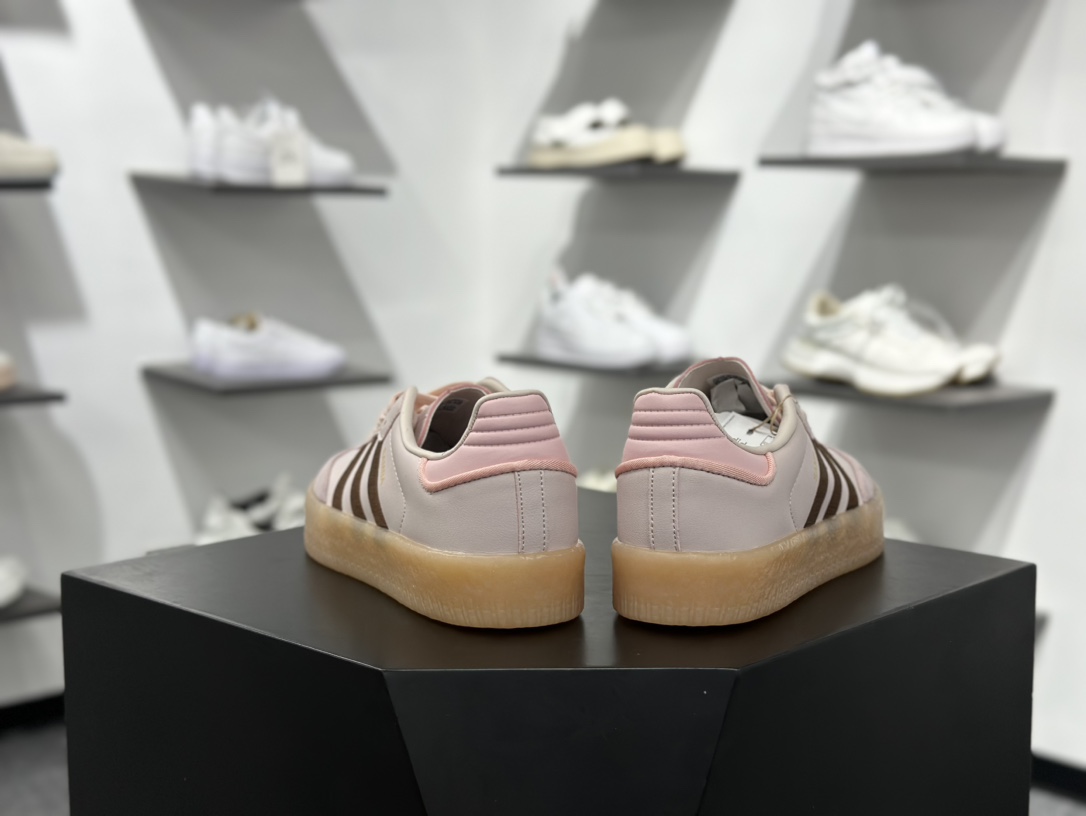 Adidas三叶草SAMBA VALENTNE 厚底休闲板鞋 ID3737