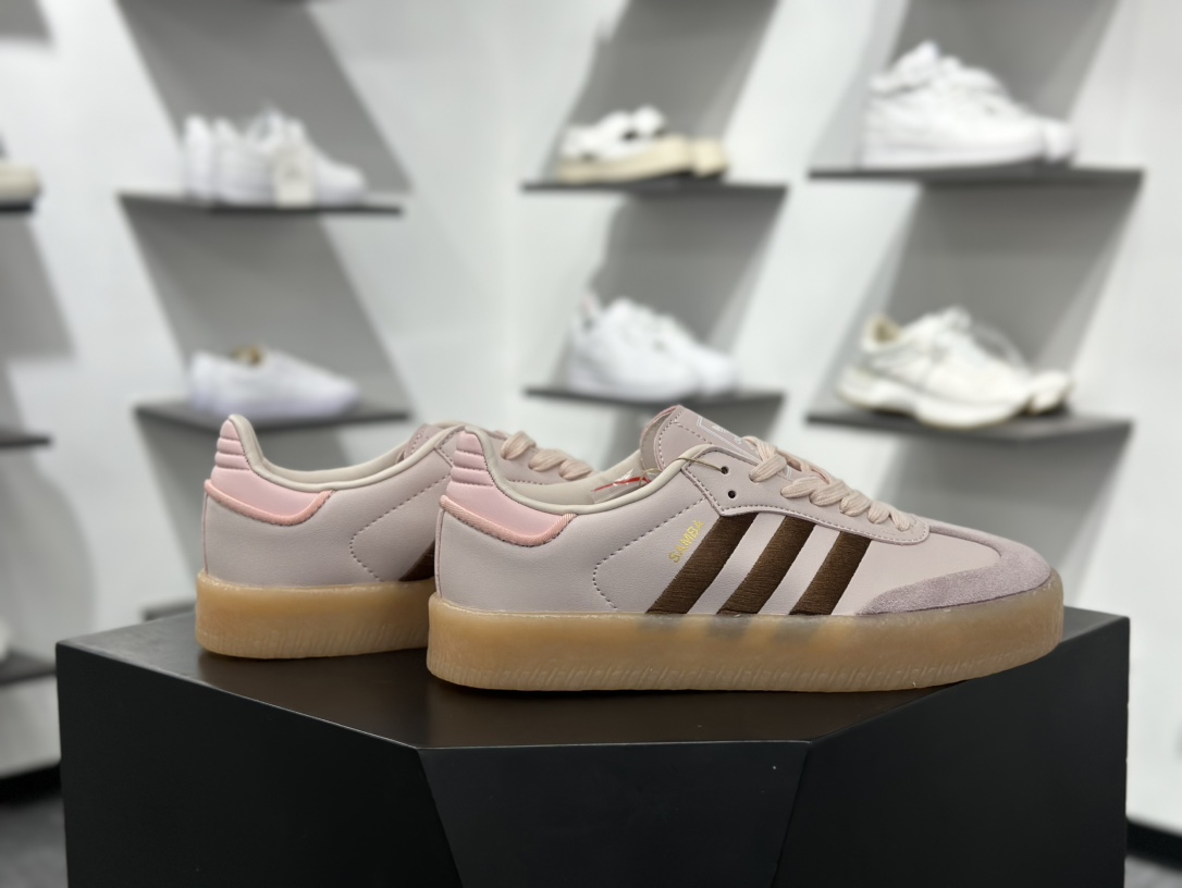 Adidas三叶草SAMBA VALENTNE 厚底休闲板鞋 ID3737