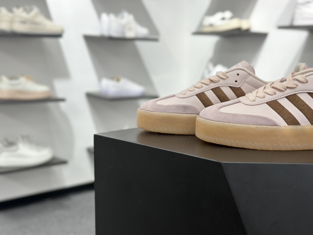 Adidas三叶草SAMBA VALENTNE 厚底休闲板鞋 ID3737
