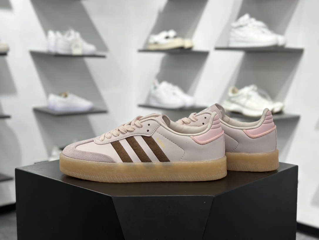 Adidas三叶草SAMBA VALENTNE 厚底休闲板鞋 ID3737