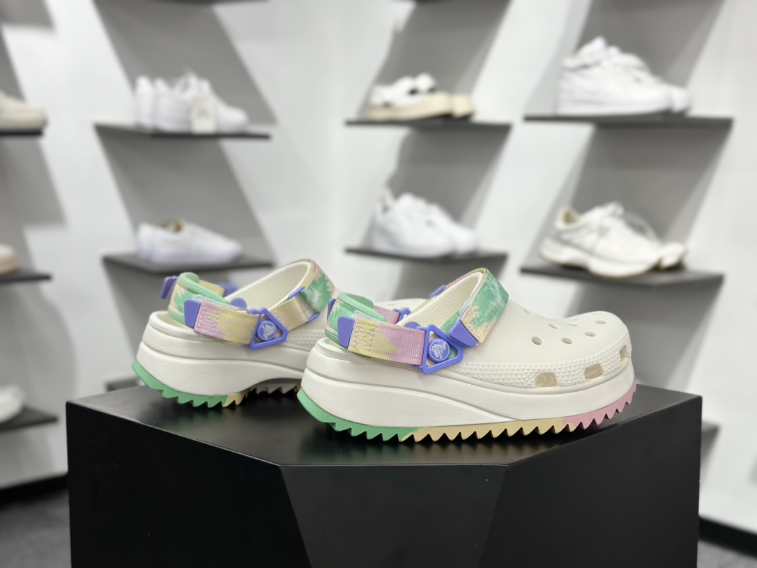 Crocs Classic Cl卡骆驰简约休闲沙滩洞洞拖鞋凉鞋 酷走 透明防水袋包装