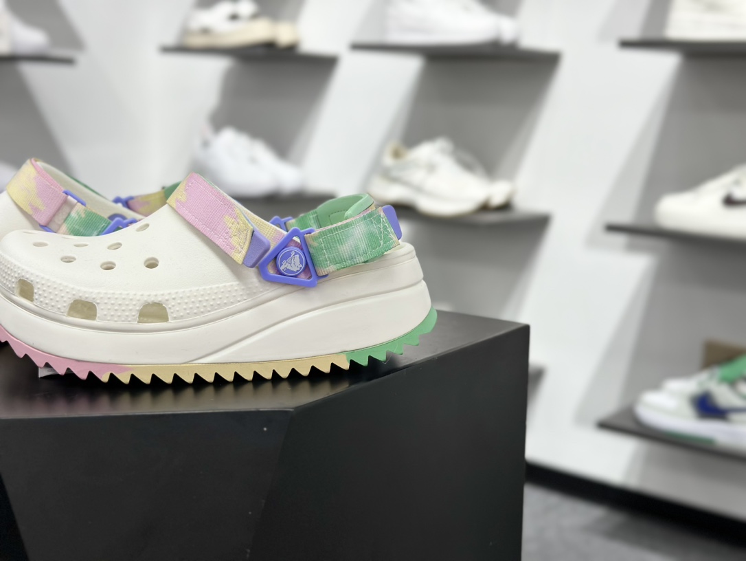 Crocs Classic Cl卡骆驰简约休闲沙滩洞洞拖鞋凉鞋 酷走 透明防水袋包装
