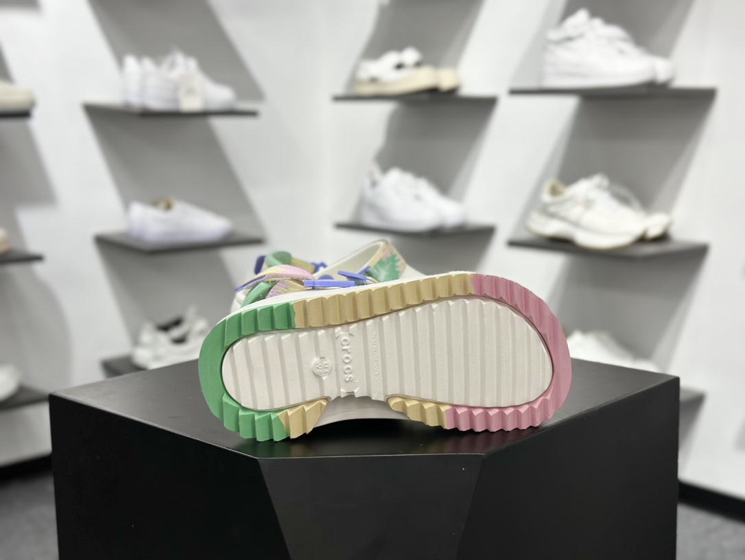 Crocs Classic Cl卡骆驰简约休闲沙滩洞洞拖鞋凉鞋 酷走 透明防水袋包装