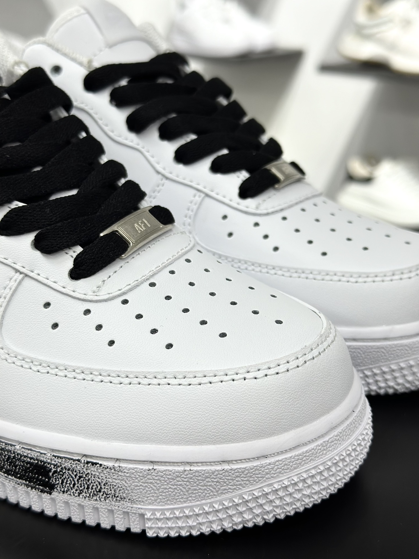 Nike Air Force 1 Low 07 高街 做旧 白黑 ZH0316-078