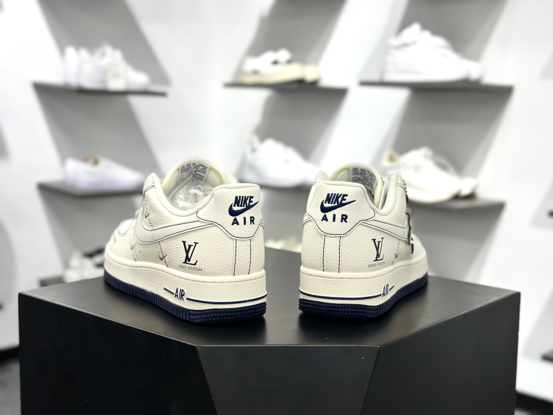 Lv x Nk Air Force 1’07 Lv8 定制配色 路易威登联名 空军一号经典低帮复古休闲百搭板鞋 XX3168-160