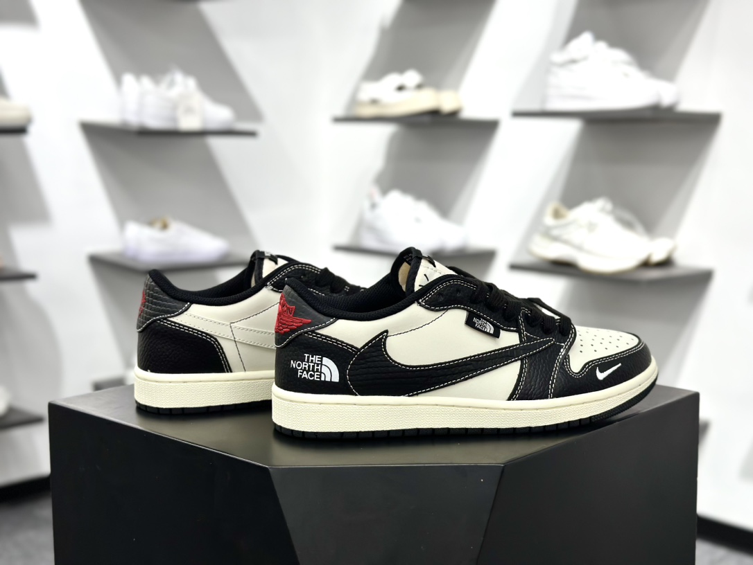 Air Jordan 1 Low AJ1 乔1 北面联名 高端定制 低帮复古篮球鞋 XZ5749-007