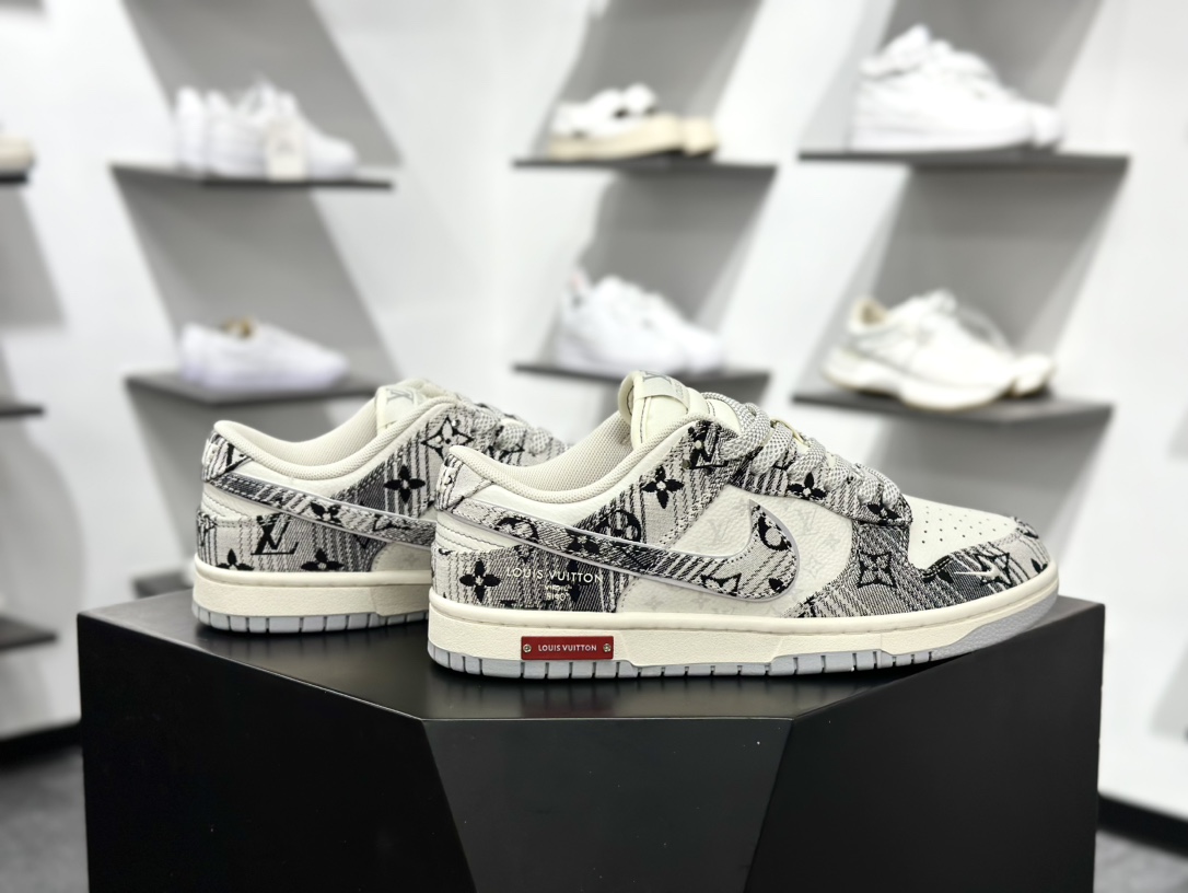 280 Nike SB Dunk Low LV联名 蓝牛仔 周年高端定制 低帮休闲板鞋 SC9772-807