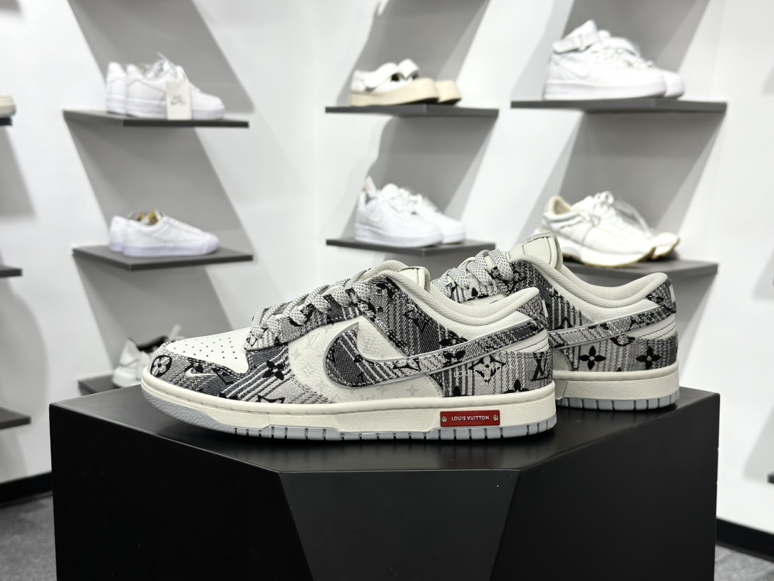 280 Nike SB Dunk Low LV联名 蓝牛仔 周年高端定制 低帮休闲板鞋 SC9772-807
