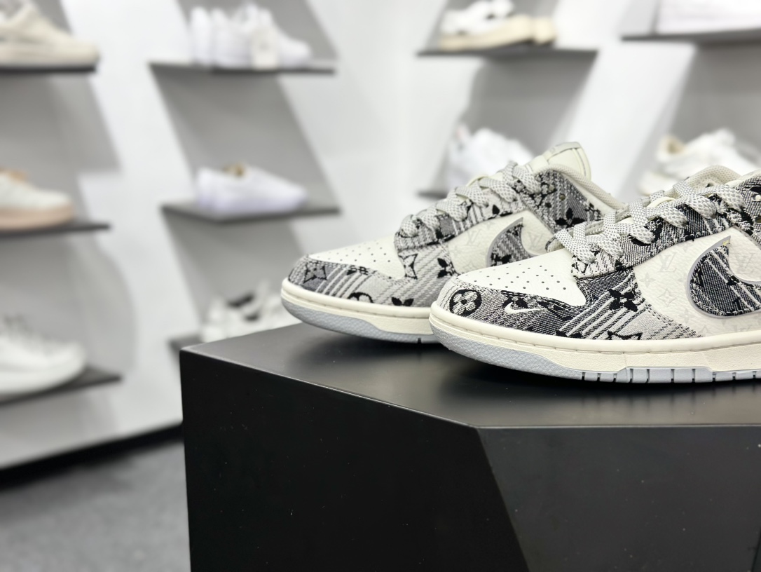 280 Nike SB Dunk Low LV联名 蓝牛仔 周年高端定制 低帮休闲板鞋 SC9772-807