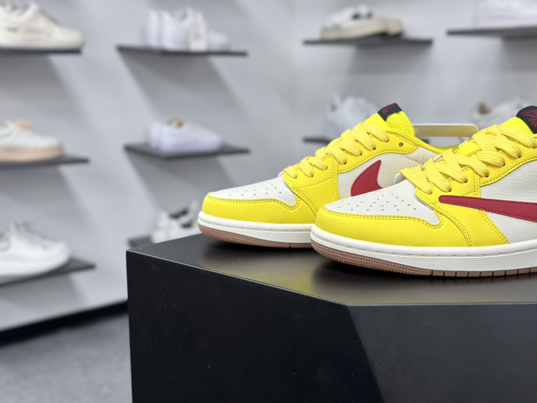 280 Air Jordan 1 Low OG ”高端定制” 小米su7米灰绿黄倒钩