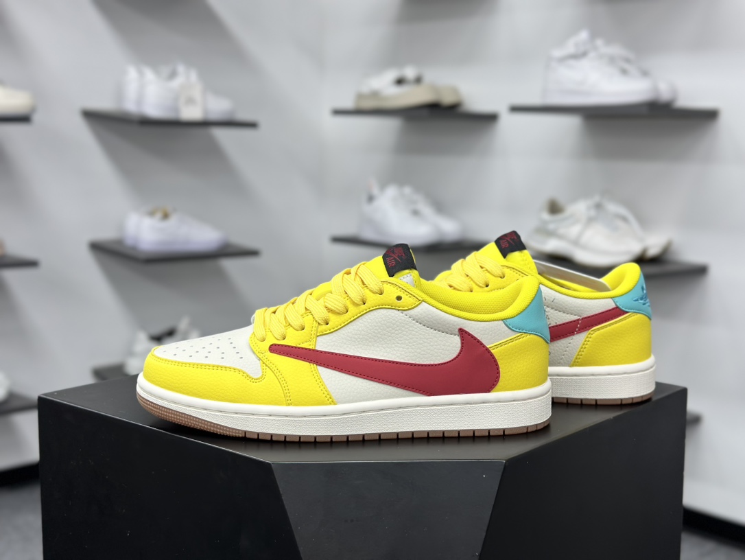 280 Air Jordan 1 Low OG ”高端定制” 小米su7米灰绿黄倒钩