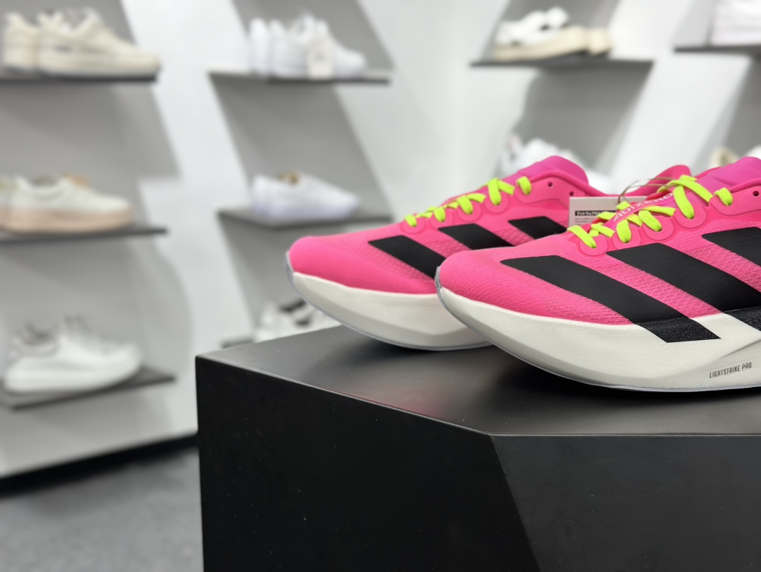 200 Adidas Adizero Pro Evo 4 M 全掌碳板 阿迪超轻透气缓震跑鞋 JS4455